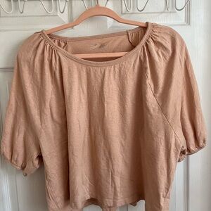 Aerie cropped puff sleeve t-shirt
